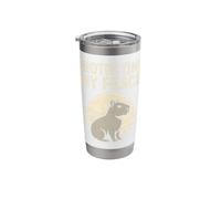 Protecting My Peace Capybara Retro Stainless Steel Insulated Tumbler