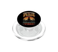 Protecting My Peace From Negative Vibes Meditation PopSockets PopGrip for MagSafe