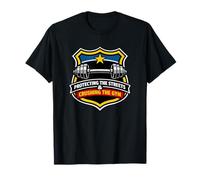 Protecting The Streets and Crushing Gym Fitness T-Shirt