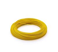 Protection cable 2 Meters Flame Retardant Insulated Cable Heat Resistant Silicone Wire High Temperature Resistant Glass Fiber Braided Silicone Resin Cable earth wire (Color : Yellow, Size : 1.5mm 15