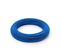Protection cable 2 Meters Flame Retardant Insulated Cable Heat Resistant Silicone Wire High Temperature Resistant Glass Fiber Braided Silicone Resin Cable earth wire (Color : Blue, Size : 1.5mm 15AW