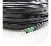 Protection cable Anti-freeze Electric Heater Wire for Roof Water Pipe, Self Regulating Frost Protection Heating Cable, 12V 24V 110V 220 Volts Electric Heater Wire earth wire ( Size : 20m , Color : 12V
