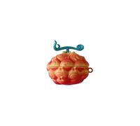 Protection Case for Samsung Galaxy Buds 2 Pro/Live/Pro/2/FE, Cute Anime Earphone Silicone Cover Compatible with Keychain (Orange)