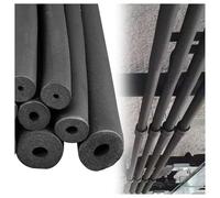 Protection Closed Cell Foam Tubing Foam Insulation Lagging ID6mm/9mm/10mm/13mm/16mm/19mm/20mm/25mm/28mm/32mm/34mm/43mm/48mm/60mm/76mm/89mm/108mm Pipe Insulation(ID16.0mmxT9.0mmxL1.8m)