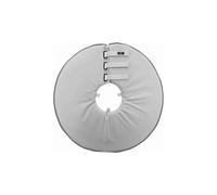 protection collar dog 60-64 x 29 cm polyester grey
