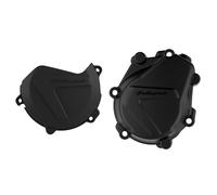Polisport Clutch & Ignition Protectors For KTM SXF450 FC450 2016-2022 Black