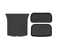 Protection Floor Car For Tesla For Model For Y For Juniper 2025 LHD RHD Ehd TPE Floor Trunk Mat Set Heavy-Duty All-Weather Cargo Foot Pads(Rhd,Style 1)