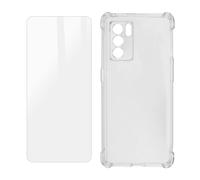 Protection Pack Oppo Reno 6 Soft Case and Tempered Glass