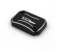 Protection parts CNC Aluminum Motorcycle Master Cylinder Tank Cap Front Brake Fluid Reservoir Cover For Aprilia SR MAX 300/250 SRMAX ALL Year(Black- Silver)