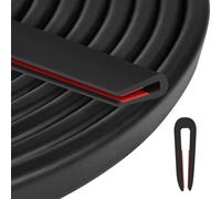 Protection Profile 3M Black 10x5x1.5mm Self Adhesive Weatherproof Door/Window Edge Guard for Car Doors, Glass & Metal Panels (3 Pack Water/Dust Proof Trim)