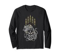 Protection Tattoo Muay Thai Sak Yant Tiger Warrior Long Sleeve T-Shirt