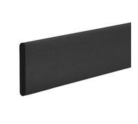 Protective 2M Skirting Board Rubber Strip with for Home Use, Thickened for Enhanced Shock Absorption and Suitable for Childproofing Edges and Corners (Black)