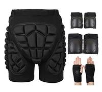 Protective 3D Padded Shorts For Snowboarding, Ski Protection, Ice Skating Butt Pads Snowboarding Impact Shorts With Butt, Hip And Tailbone Protector Crash Unisex Protector Pad (Color : A1, Size :