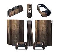 Protective 86612 For PS5 Console Disc Edition & Digital Sticker Vinyl Decal Cover For Ps5 Controller & Charging Station & Headset & Media Remote Bubble-Free Residue-Free(Digital Edition)