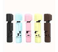 Protective Accessories for DJI Osmo Pocket 4, Soft Silicone Case, Anti-Scratch Lens Cap, HD Screen Protector, Breathable Shockproof Full Body Protection Cover (Yellow)