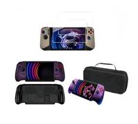 Protective Accessory Kit Compatible with MSI Claw 8 EX AI+, TPU Protective Case, Storage Bag, 2 Pack Tempered Glass Screen Protectors, Full Protection Set for Gaming