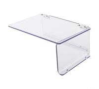 Protective Acrylic Rain Cover for Outdoor Electric Locks Shielding Mechanical and Electronic Devices from Water and Harsh Weather Effects (Left)