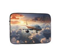 Protective Airplanes are Soaring Laptop Case 12 inch with Polyester Foam Filling Layer for Business Travel, Office