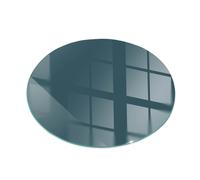 Protective and Heatproof Glass Hearth Pad for Fireplaces Sea Blue Colour 90 cm