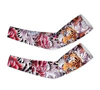 Protective Arm Sleeves - Sun Protection Arm Sleeves Tatoo Guards | Protective Tatoo Guards Sun Compression Long Cover, Ice Silk Warmer Body Art for Driving Cycling Runn