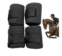 Protective Bandages for Horse Legs | Set of 4 Bandage Protectors for Horses, 250 cm Equestrian Accessories Front Protectors for Walking Training Jumping