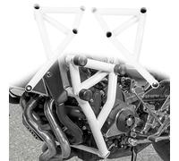 Protective bar For Y-AMAHA FZ09 2013-2016 2015 2014 Motorcycle Bars Bumper Protector Higway Front Engine Guard Crash Bar(White)