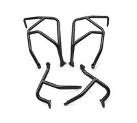 Protective bar Motorcycle Bars Bumper Protector Higway Engine Guard Crash Bar For Benelli TRK 702 X 2022 2023 2024(Black- Silver)