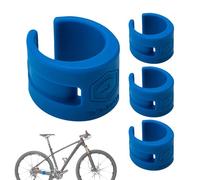 Protective Base In Caoutchouc - 4 Pieces Protection Base In Caoutchouc, Protector Of Cadre De Vélo, Enveloppement D'autocollant De Garde De Cadre De Séjour De Chaîne En Pour Le Cadres