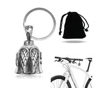 Protective Bell Motorcycle Bell Motorcycle Bell Lucky Motorcycle Keyring Guardian Angel with Hanging Ring for Motorcycle