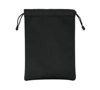 Protective Black Headphone Storage Drawstring Bag For Over Ear Models FeatureThick Nylon Exterior And Soft Interior Invisible Pocket Headphone Bag