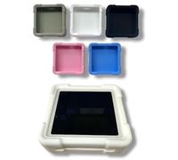 Protective Bumper Case & Screen Protector, Compatible WIth SumUp Solo and SumUp Solo Lite Card Payment Readers (White)