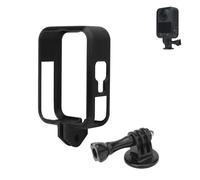 Protective Cage for Osmo 360, Drop-Resistant Camera Case with Cold Shoe Mount, Expandable Plastic Frame, Shockproof Handheld Rig (black style A)