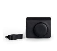 Protective Camera Case for Instax Wide 400,Camera PU Leather Carrying Bag Storage Pouch with Shoulder Strap,Portable Travel Organizer Bag for Instax Wide 400 (Black)