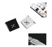 Protective Camera Hot Shoe Cover Black and Silver for Fujifilm X-T200, X-T100, X-A7, X-A20, X-A10, X-A5, X-A3, X-H1, X-T1, X70, X-A2, X-A1, GFX 50S camera