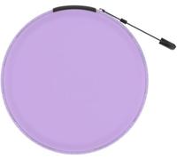 Protective Carrying Case for Tamagotchi Paradise, PU Hard Shell Travel Pouch with Carabiner Clip, Compact Shockproof Bag for Game Console, Smooth Zipper Hand-Free Carry Case (Purple)