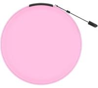 Protective Carrying Case for Tamagotchi Paradise, PU Hard Shell Travel Pouch with Carabiner Clip, Compact Shockproof Bag for Game Console, Smooth Zipper Hand-Free Carry Case (Pink)