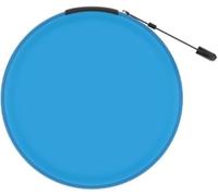 Protective Carrying Case for Tamagotchi Paradise, PU Hard Shell Travel Pouch with Carabiner Clip, Compact Shockproof Bag for Game Console, Smooth Zipper Hand-Free Carry Case (Blue)