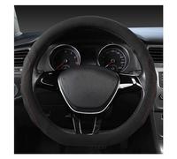 Protective Case 36CM D Shape Suede Leather Car Steering Wheel Protective Cover Size S For Civic For Ciimo For Jade Auto Accessories Steering Hood(Black)