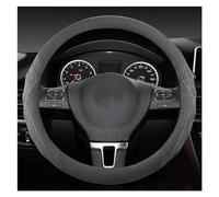 Protective Case 36CM Suede Leather Car Steering Wheel Cover Size S For Civic For Ciimo For Jade Auto Interior Accessories Steering Hood(Red-Brown-Panel)