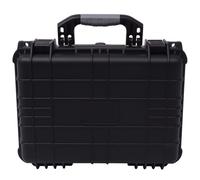 Protective Case Black 40.6x33x17.4cm Polypropylene ABS Foam Inserts Watertight.