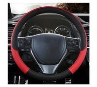 Protective Case Car Steering Wheel Cover Leather Auto Interior Accessories For Toyota For Scion IM 2016 For Auris 2013-2016 Steering Hood(Red)