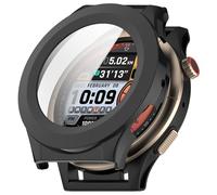 Protective Case Compatible with Amazfit Cheetah/Cheetah Pro Case with Screen Protector, Round Protection Hardness PC with Tempered Glass Screen Protector for Amazfit Cheetah Round (Black)