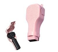 Protective Case Compatible with DJI Osmo Pocket 4 Pro/4/3, ABS Silicone Hard Shell, Lightweight Cover with Storage Slot for Vloggers Travel (Pink)