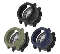 Protective Case Compatible with Garmin Instinct Crossover Accessories, Case Cover Bumper Shell TPU Anti-Scratch Frame for Instinct Crossover Smart Watch Accessories Cover Protector, Größe L