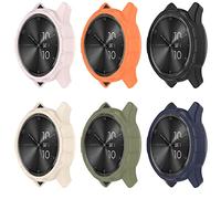 Protective Case Compatible with Garmin VivoMove Trend Accessories, Case Cover Bumper Shell TPU Anti-Scratch Frame for GarminMove Trend Smart Watch Accessories Cover Protector (Pack of 6)