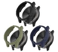 Protective Case Compatible with Garmin VivoMove Trend Accessories, Case Cover Bumper Shell TPU Anti-Scratch Frame for GarminMove Trend Smart Watch Accessories Cover Protector (Pack of 3)