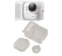 Protective Case Compatible with Insta360 GO Ultra, Ultra-Thin TPU Case, Shockproof, Scratch-Resistant, Detachable Lens Cover, Split-Design Friendly (Transparent)