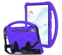 Protective Case Compatible with Lenovo Tab P12 12.7 Inch 2023 (TB-370/TB-371) Shockproof Case Lightweight Sleeve with Kickstand, Handle and Strap for Kids(Purple)