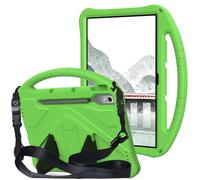 Protective Case Compatible with Lenovo Tab P12 12.7 Inch 2023 (TB-370/TB-371) Shockproof Case Lightweight Sleeve with Kickstand, Handle and Strap for Kids(Green)