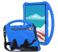 Protective Case Compatible with Lenovo Tab P12 12.8 Inch (2023 TB-370/TB-371), Lightweight Case with Stand, Handle and Strap, Shockproof (Blue)